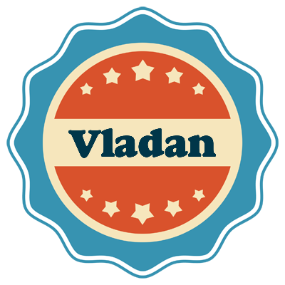 Vladan labels logo