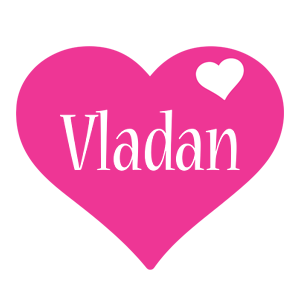 Vladan love-heart logo