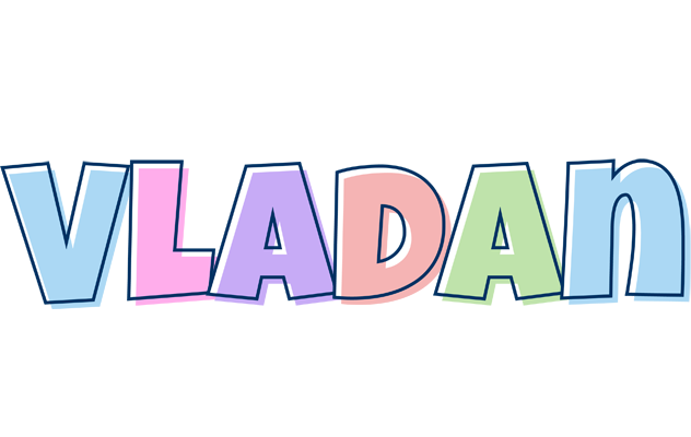 Vladan pastel logo
