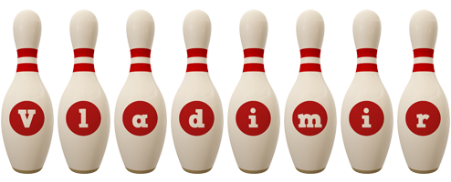 Vladimir bowling-pin logo