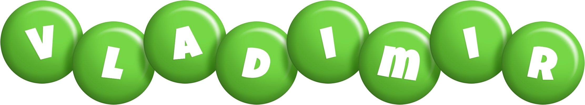 Vladimir candy-green logo
