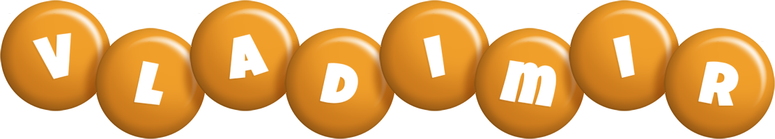 Vladimir candy-orange logo