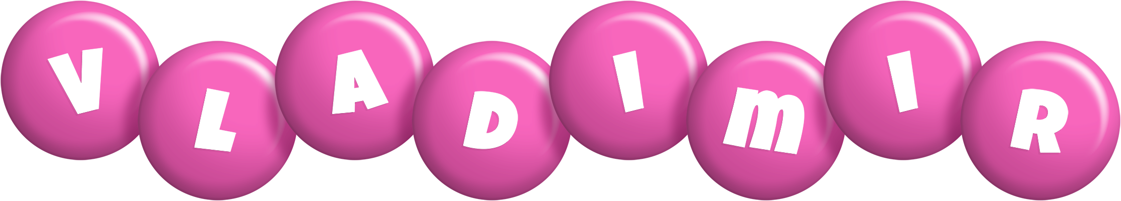 Vladimir candy-pink logo