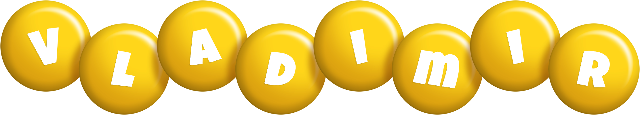 Vladimir candy-yellow logo
