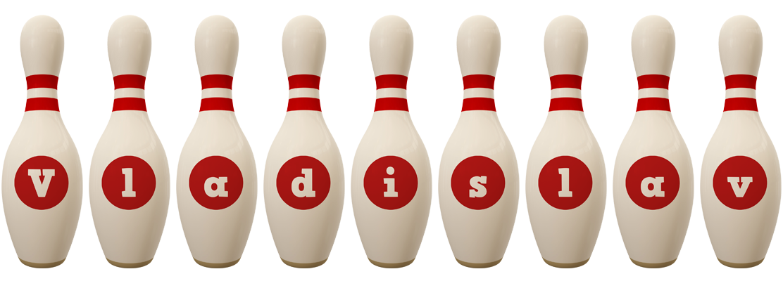 Vladislav bowling-pin logo