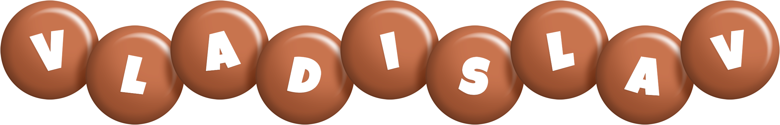 Vladislav candy-brown logo