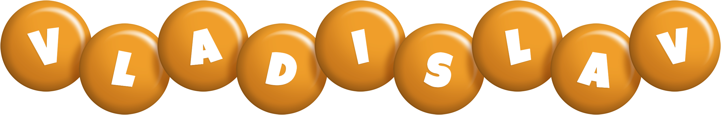 Vladislav candy-orange logo