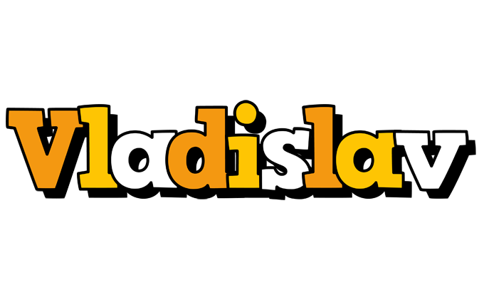Vladislav cartoon logo