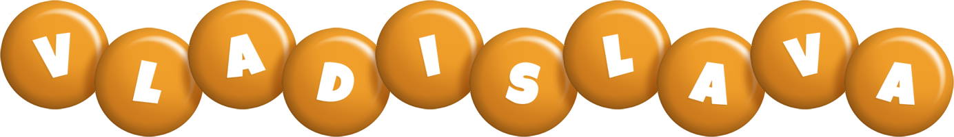 Vladislava candy-orange logo