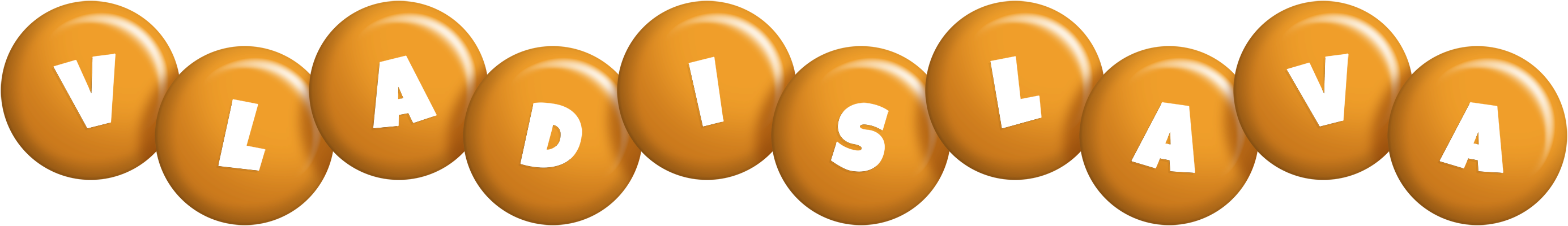 Vladislava candy-orange logo