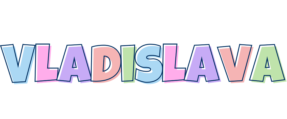 Vladislava pastel logo