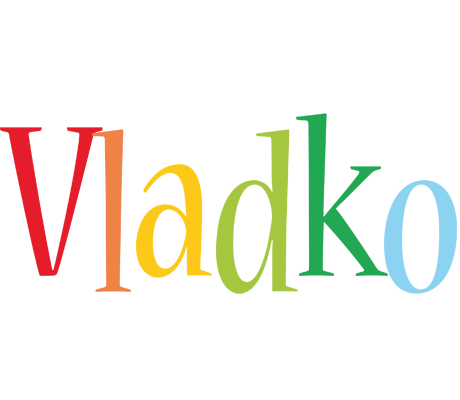 Vladko birthday logo