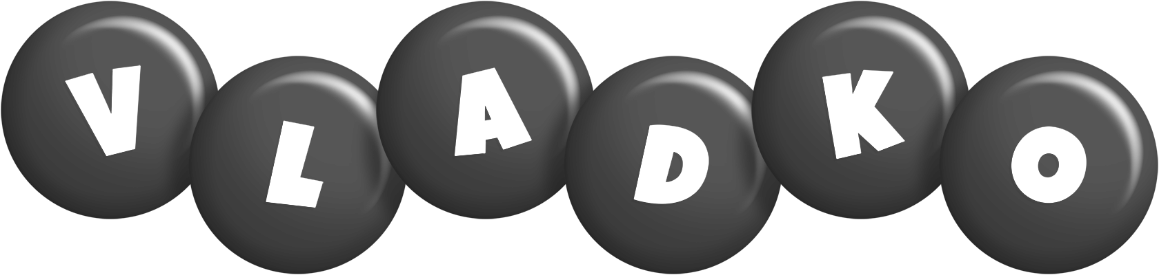 Vladko candy-black logo