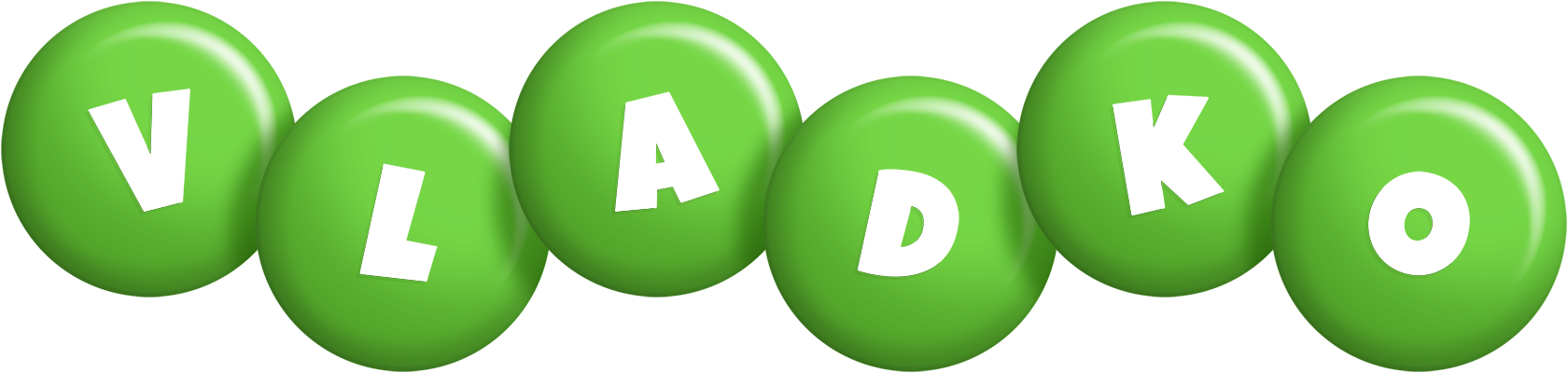 Vladko candy-green logo
