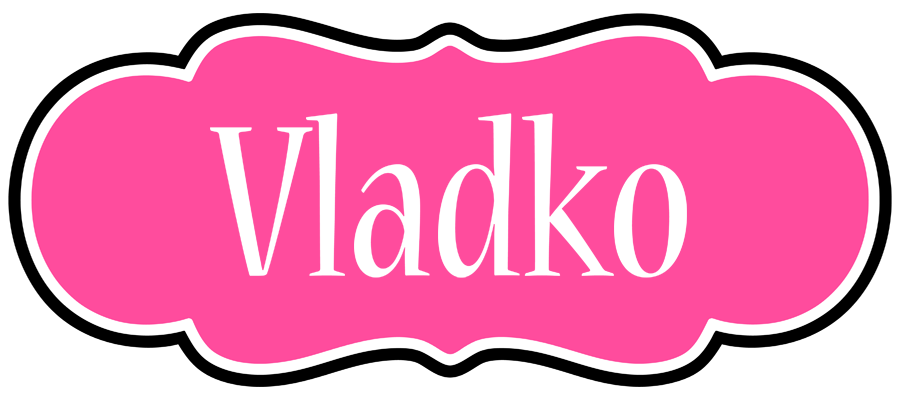 Vladko invitation logo