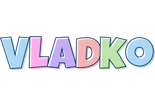 Vladko pastel logo