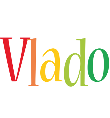 Vlado birthday logo