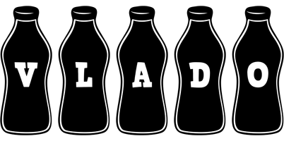 Vlado bottle logo