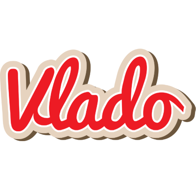 Vlado chocolate logo
