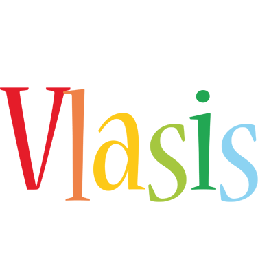 Vlasis birthday logo