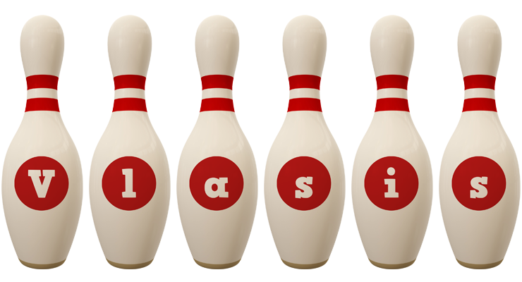 Vlasis bowling-pin logo