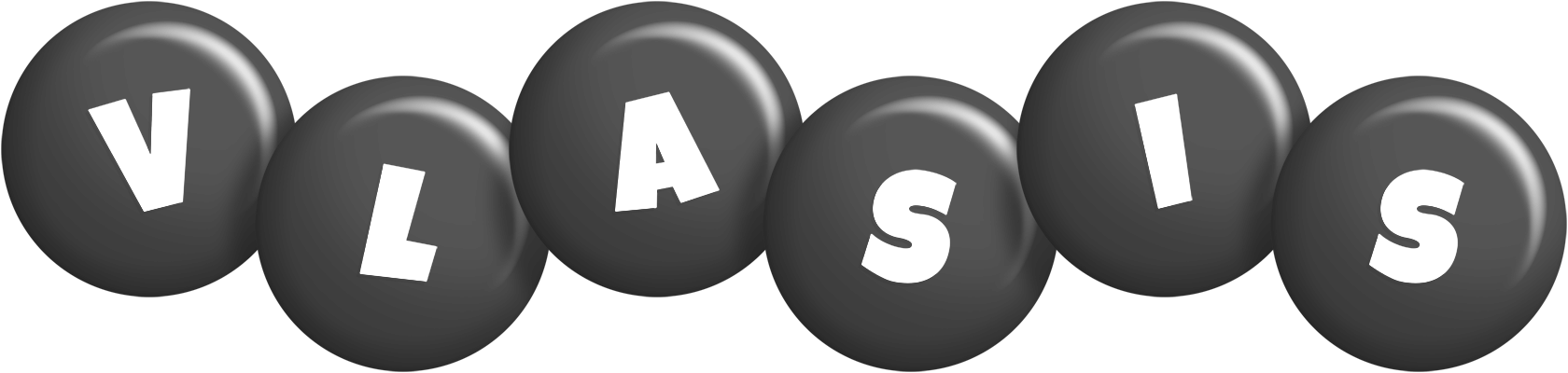 Vlasis candy-black logo