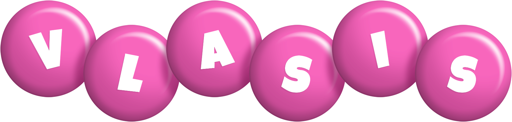 Vlasis candy-pink logo