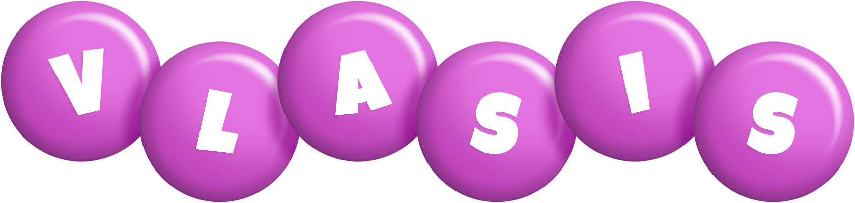 Vlasis candy-purple logo