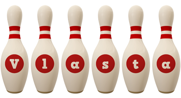 Vlasta bowling-pin logo