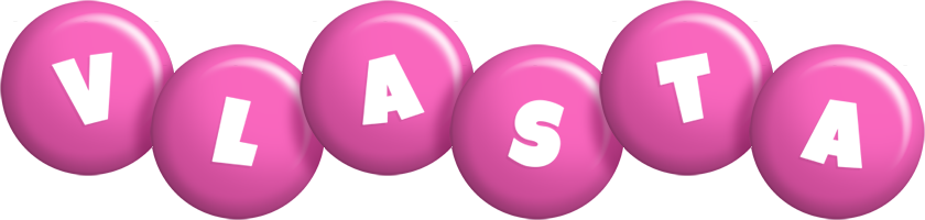 Vlasta candy-pink logo