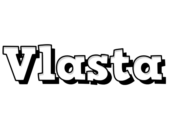 Vlasta snowing logo