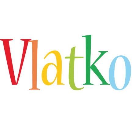 Vlatko birthday logo