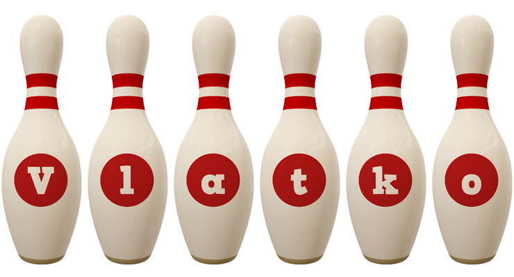 Vlatko bowling-pin logo