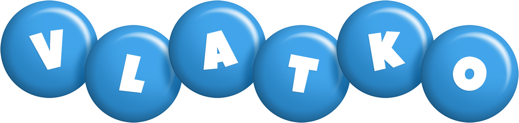 Vlatko candy-blue logo