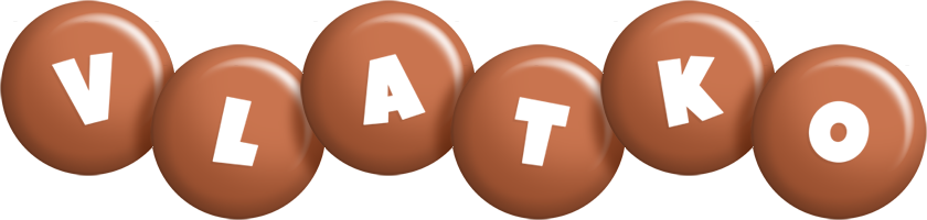 Vlatko candy-brown logo