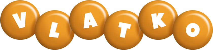 Vlatko candy-orange logo