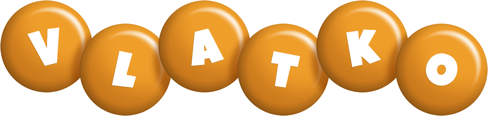 Vlatko candy-orange logo