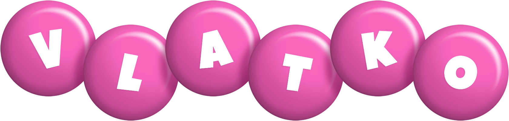 Vlatko candy-pink logo
