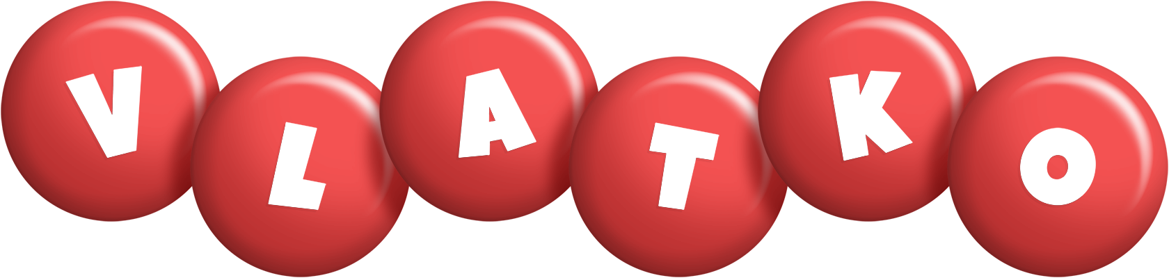 Vlatko candy-red logo