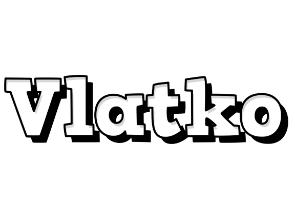 Vlatko snowing logo