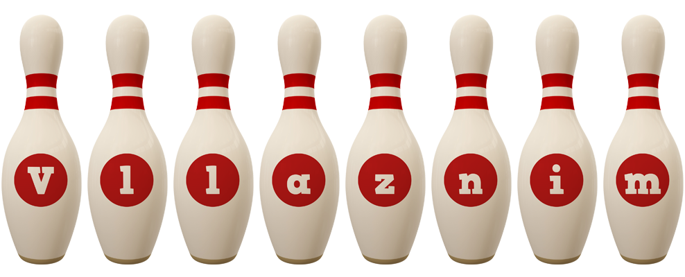 Vllaznim bowling-pin logo