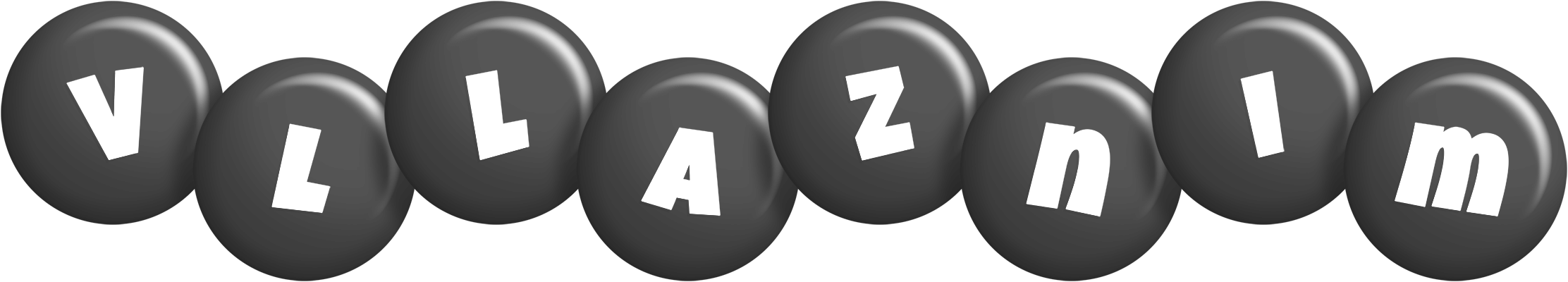 Vllaznim candy-black logo