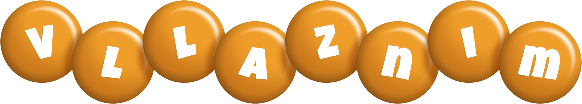 Vllaznim candy-orange logo