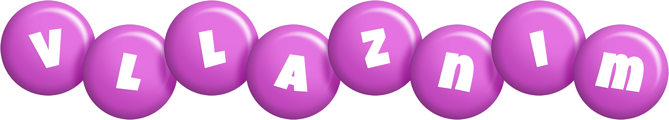 Vllaznim candy-purple logo