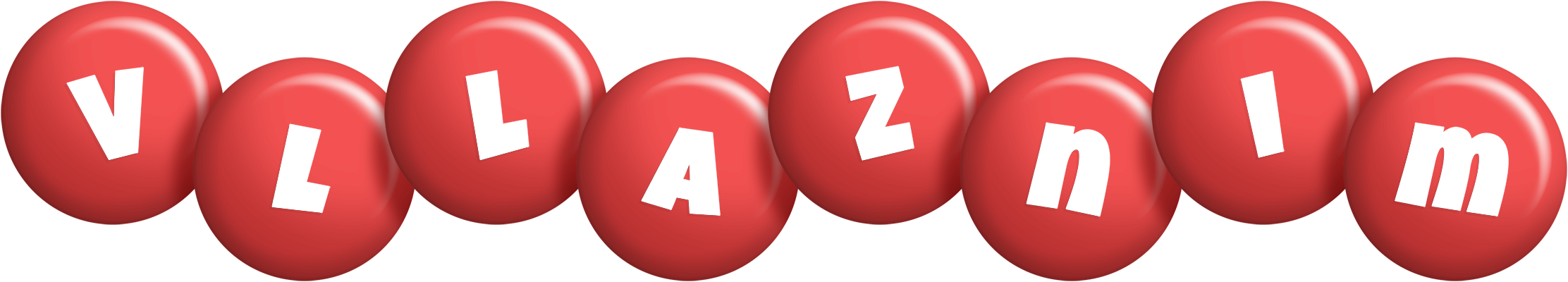 Vllaznim candy-red logo