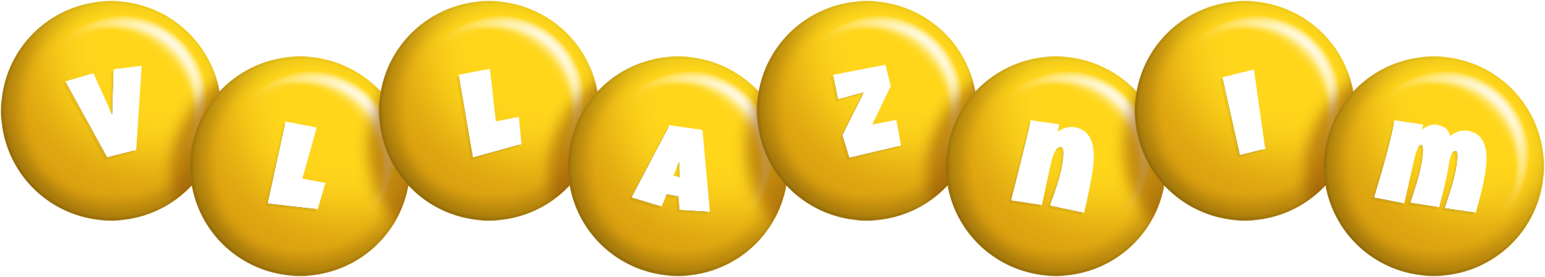 Vllaznim candy-yellow logo