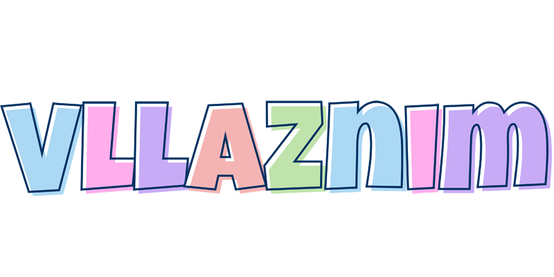Vllaznim pastel logo