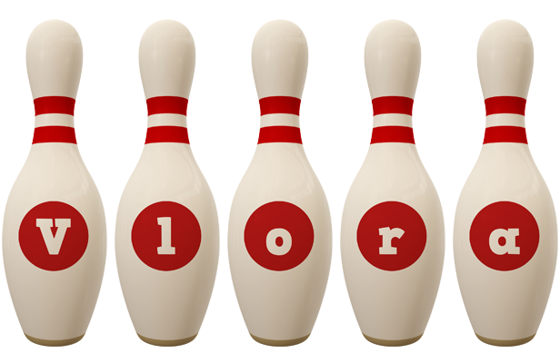 Vlora bowling-pin logo