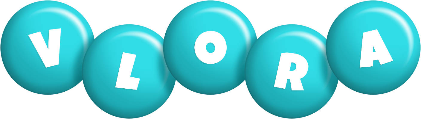 Vlora candy-azur logo