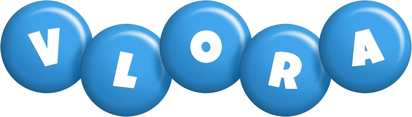Vlora candy-blue logo